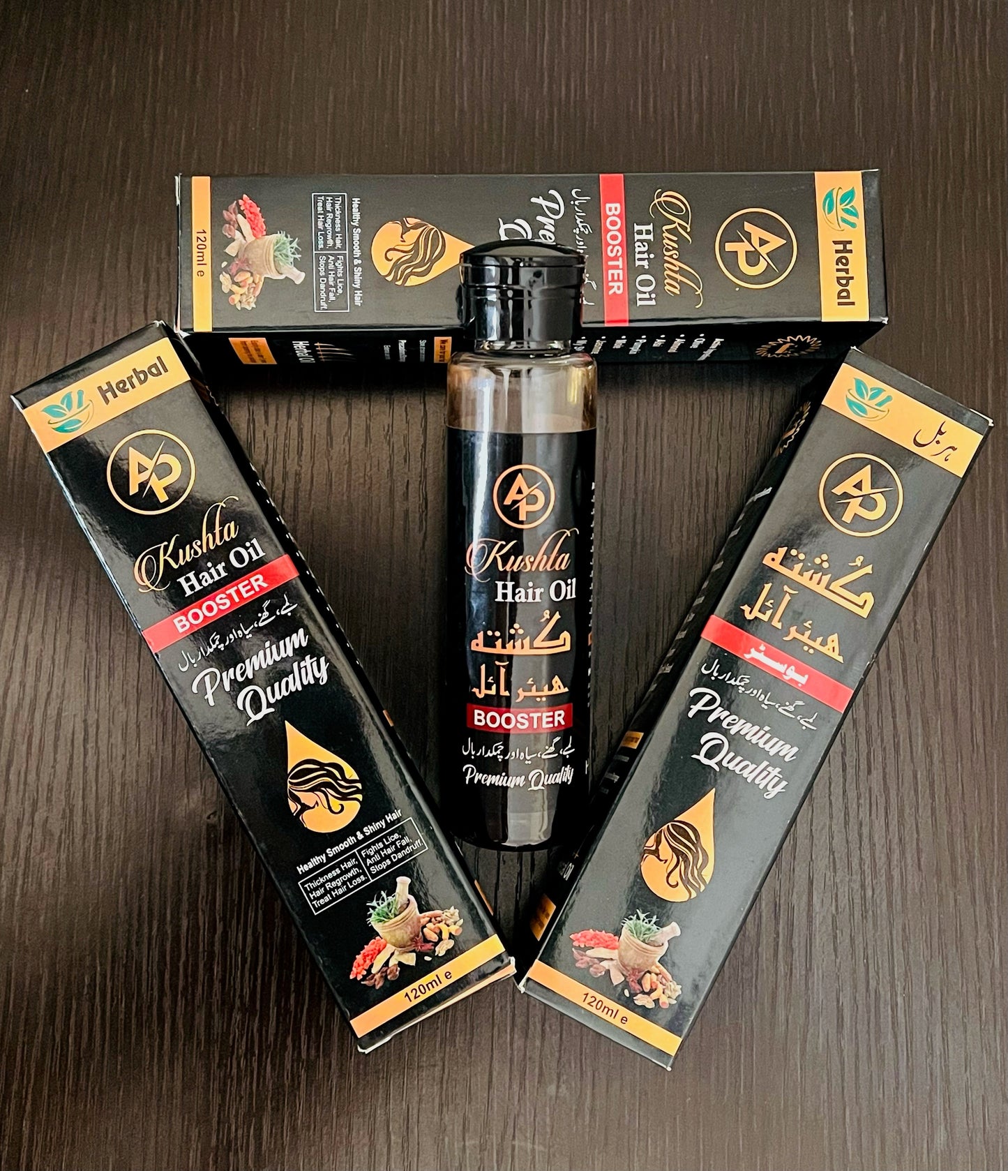 Asli Pak Kushta Hair Oil - 100% Herbal & Organic (PCSIR Certified)